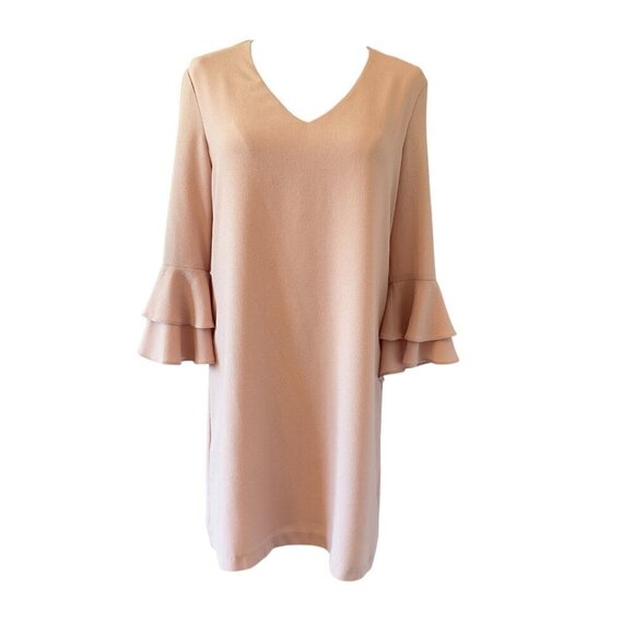 Charles Henry Dresses & Skirts - Charles Henry Women's Pink Bell Sleeve Dress Size XS